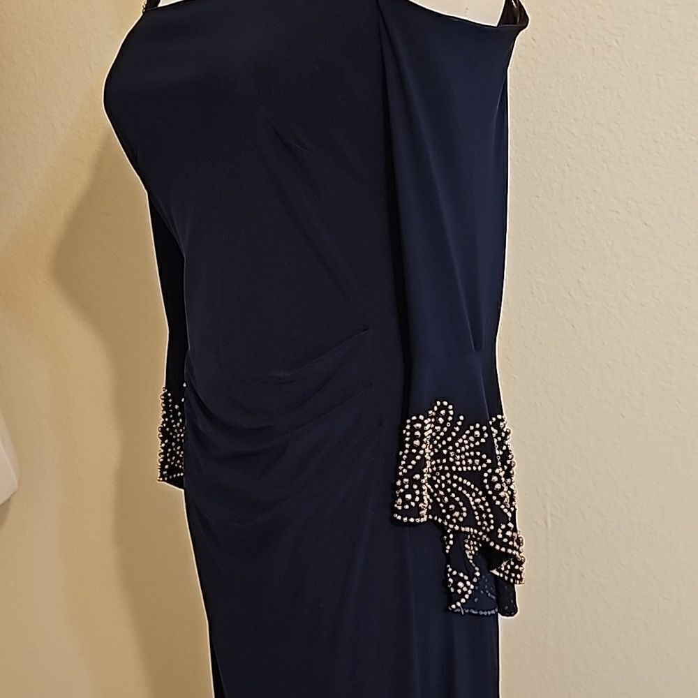 Betsy and Adam Embellished Cold Shoulder Dress size 6 - Picture 4 of 15